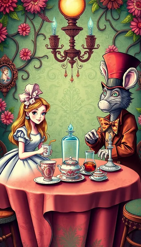 alice and wonderland tea