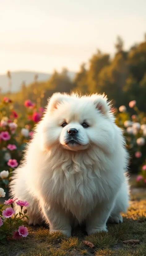 white chow chow