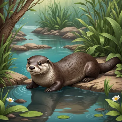 otter cartoon