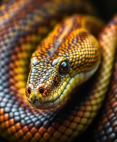 hyper realistic snake drawing