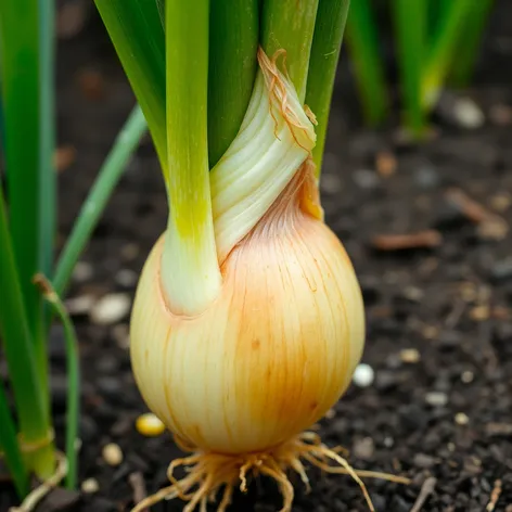 pregnant onion plant