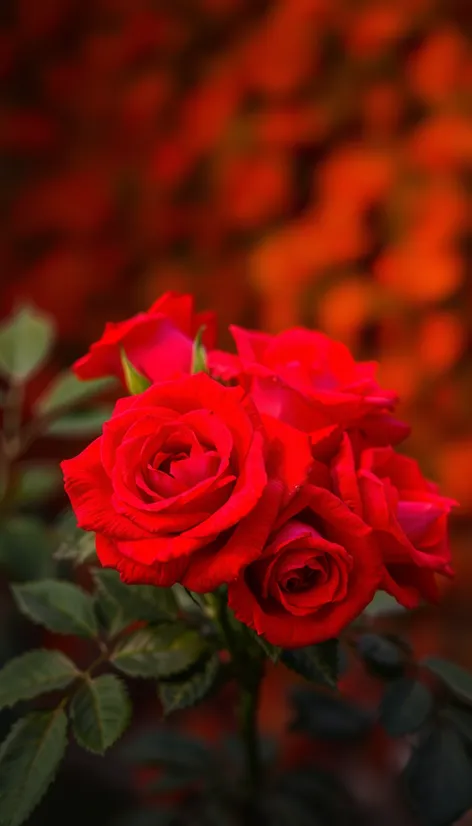 deep red roses