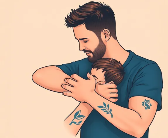 daddy and son tattoo