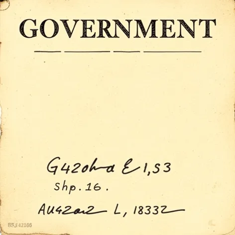 old governent id art