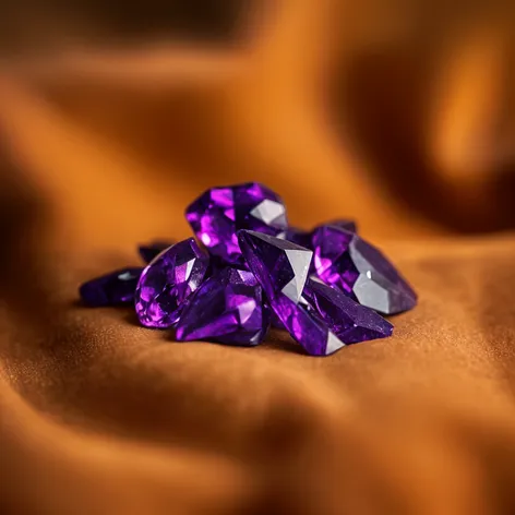 purple gemstones