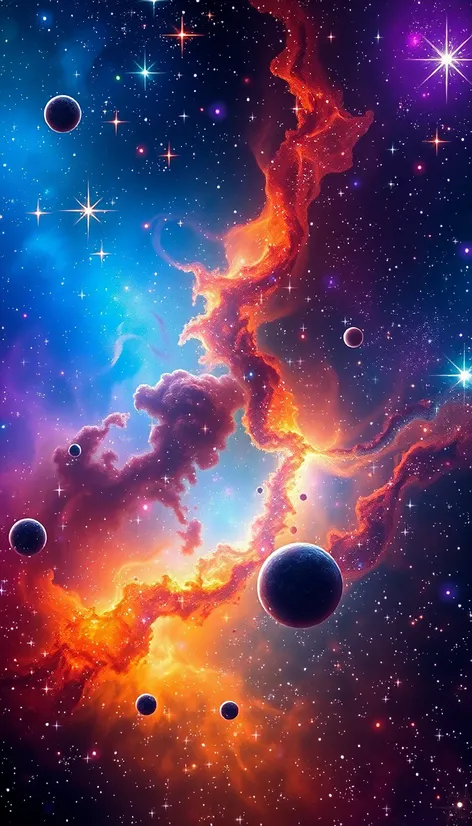 colorful galaxy background