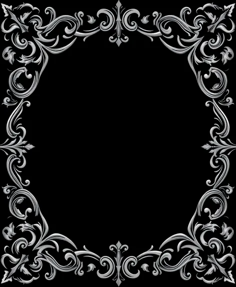 baroque corner flourish svg