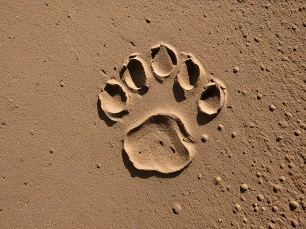 coyote footprint
