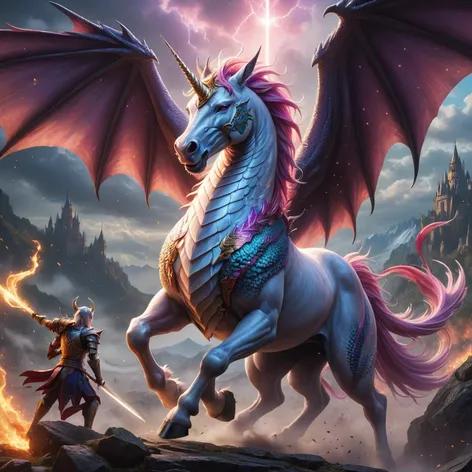 unicorn dragon