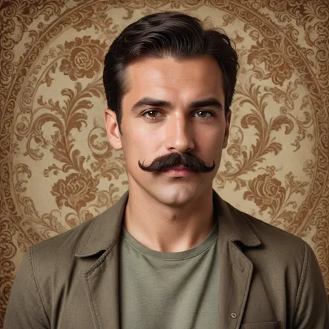 man with mustache