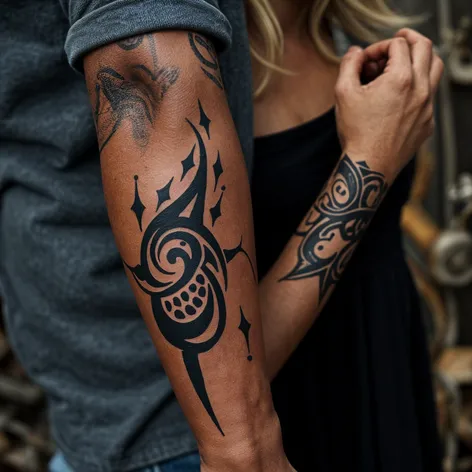 Mans medium tribal arm