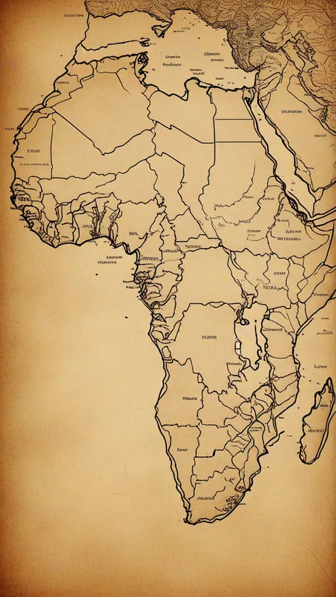 africa outline