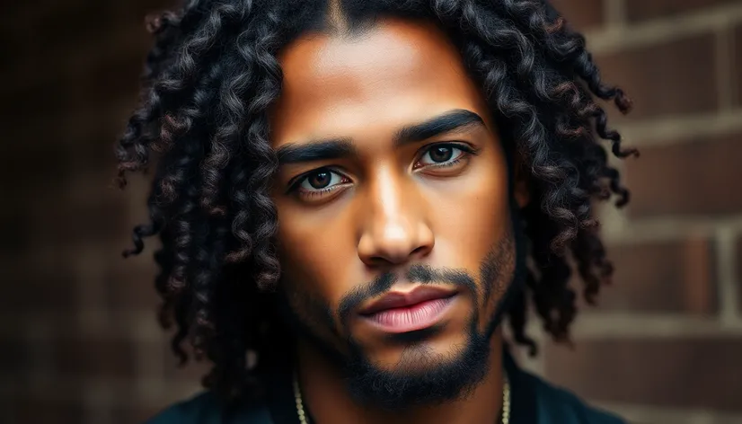 mens long curly hairstyles