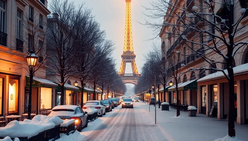 winter in paris paint