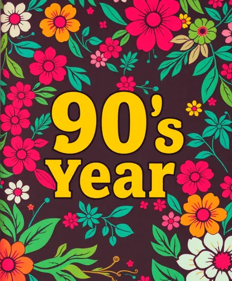 90s yearbook background