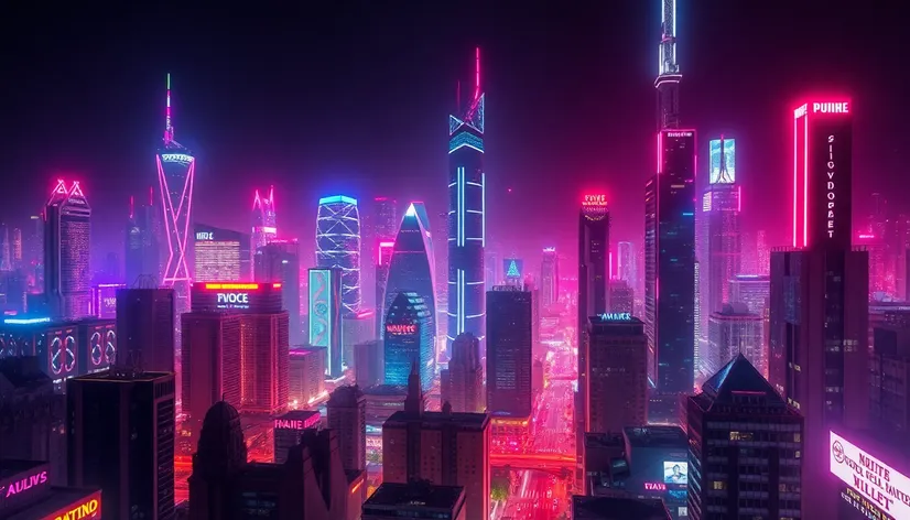 futuristic cityscape wallpaper