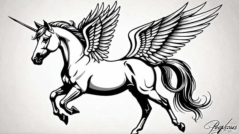 pegasus tattoo