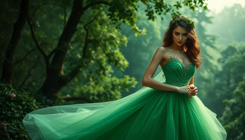 green dress fantasy