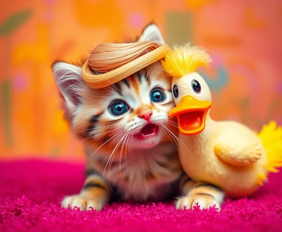 trump duck kitten