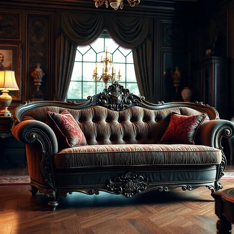 victorian style couch