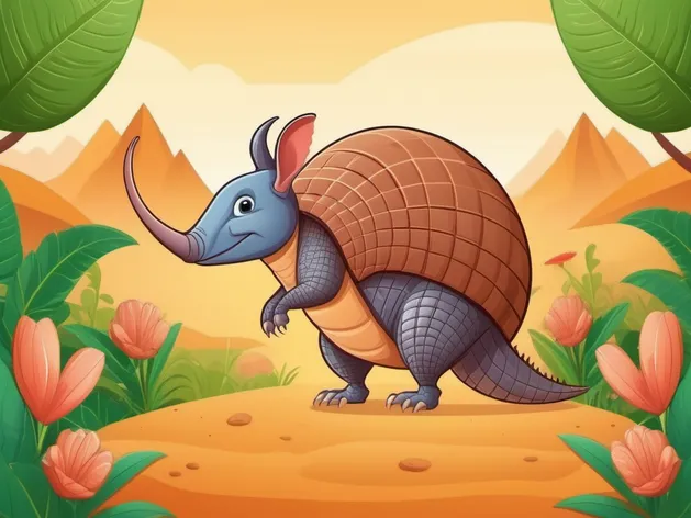 armadillo cartoon