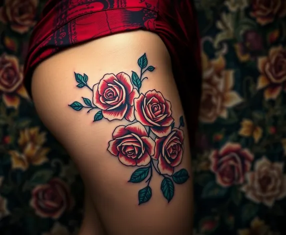 tattoos of roses on