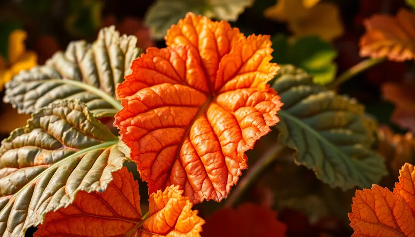 pumpkin plant leaves