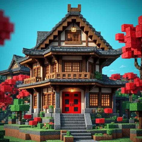 japanese house minecraft