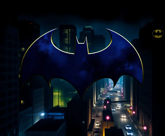 batman blue and yellow