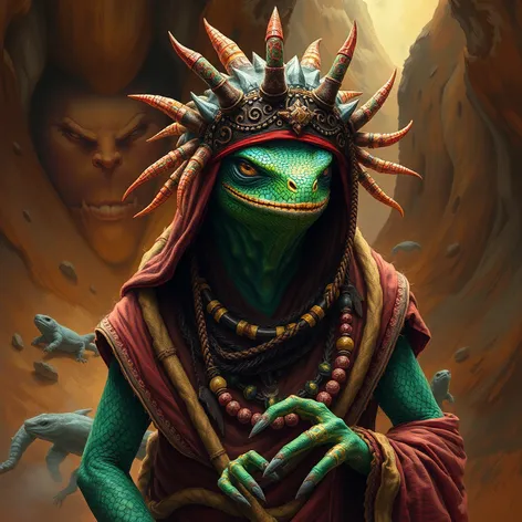 lizard shaman