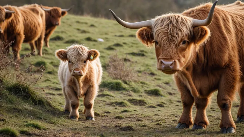 highland cow baby