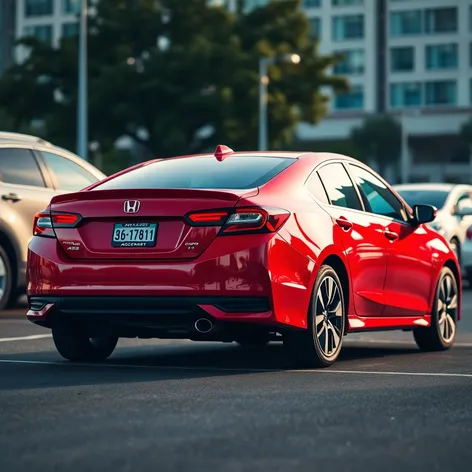 red honda accord