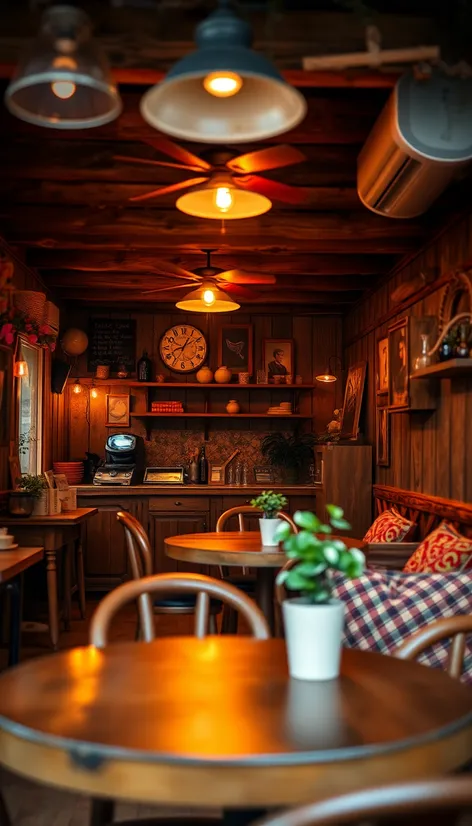 rustic small coffee-shop