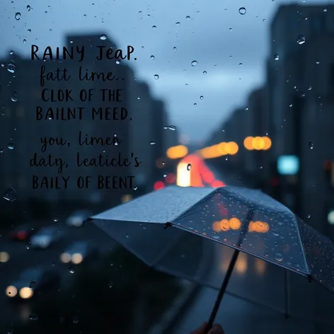 rainy day quotes