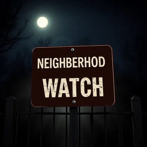 neighborhood watch sign