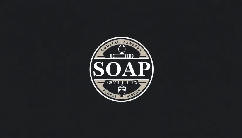 product label soap english