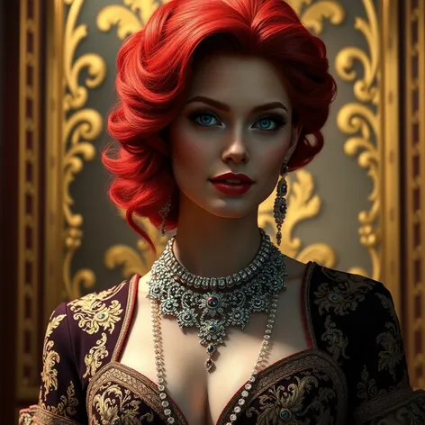 countess with red hair