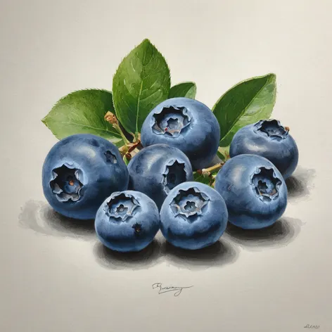 blueberry drawing