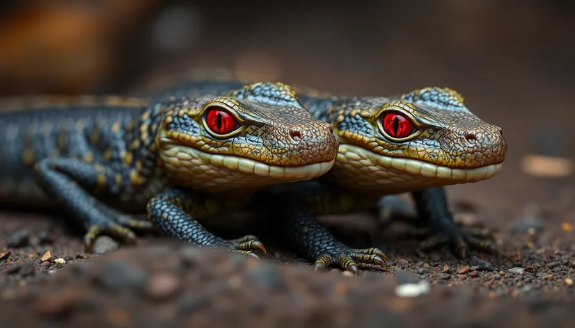 red eye crocodile skinks