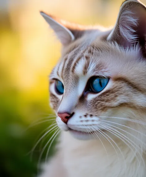 blue eyed cat