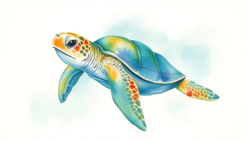 sea turtle painting