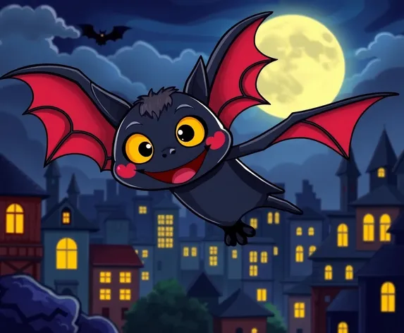 cartoon vampire bat