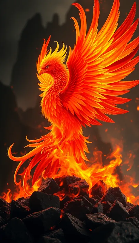 phoenix bird rising