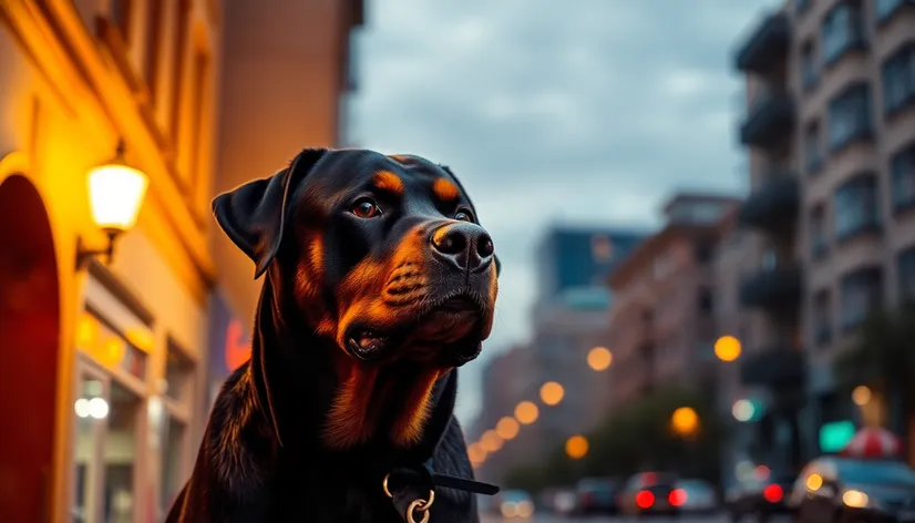 brown and black rottweiler