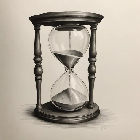 hourglass drawing