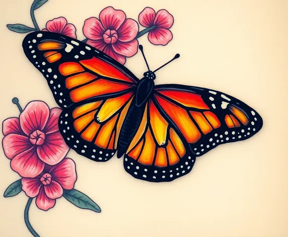 tattoo monarch butterfly