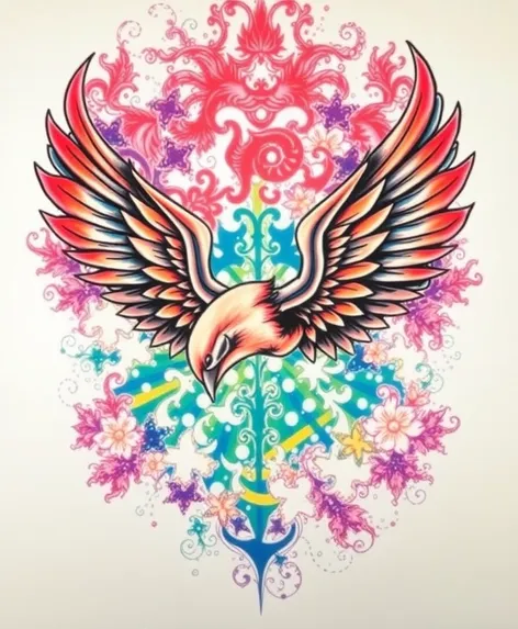 wings tattoo design