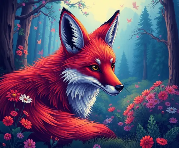 fox therian art