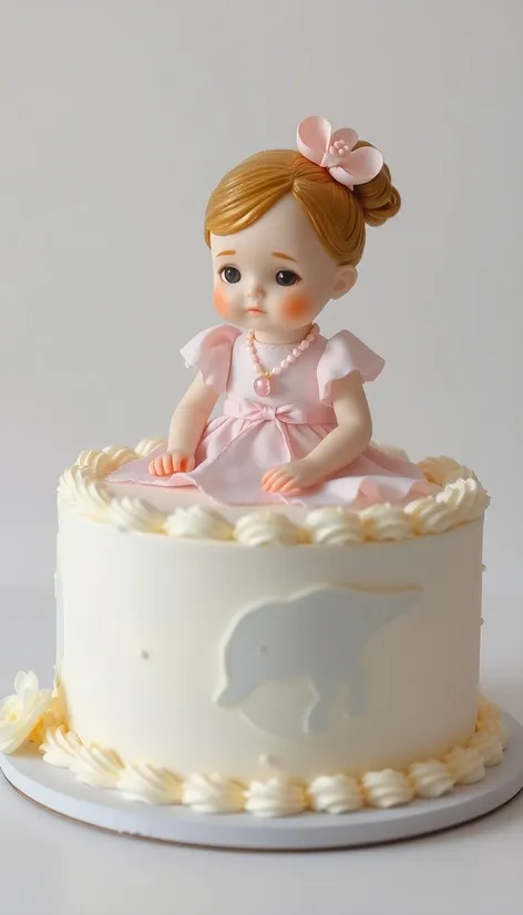 baptism cake girl