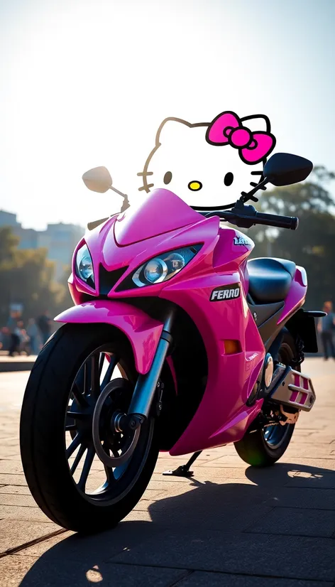 pink hello kitty motorcycle